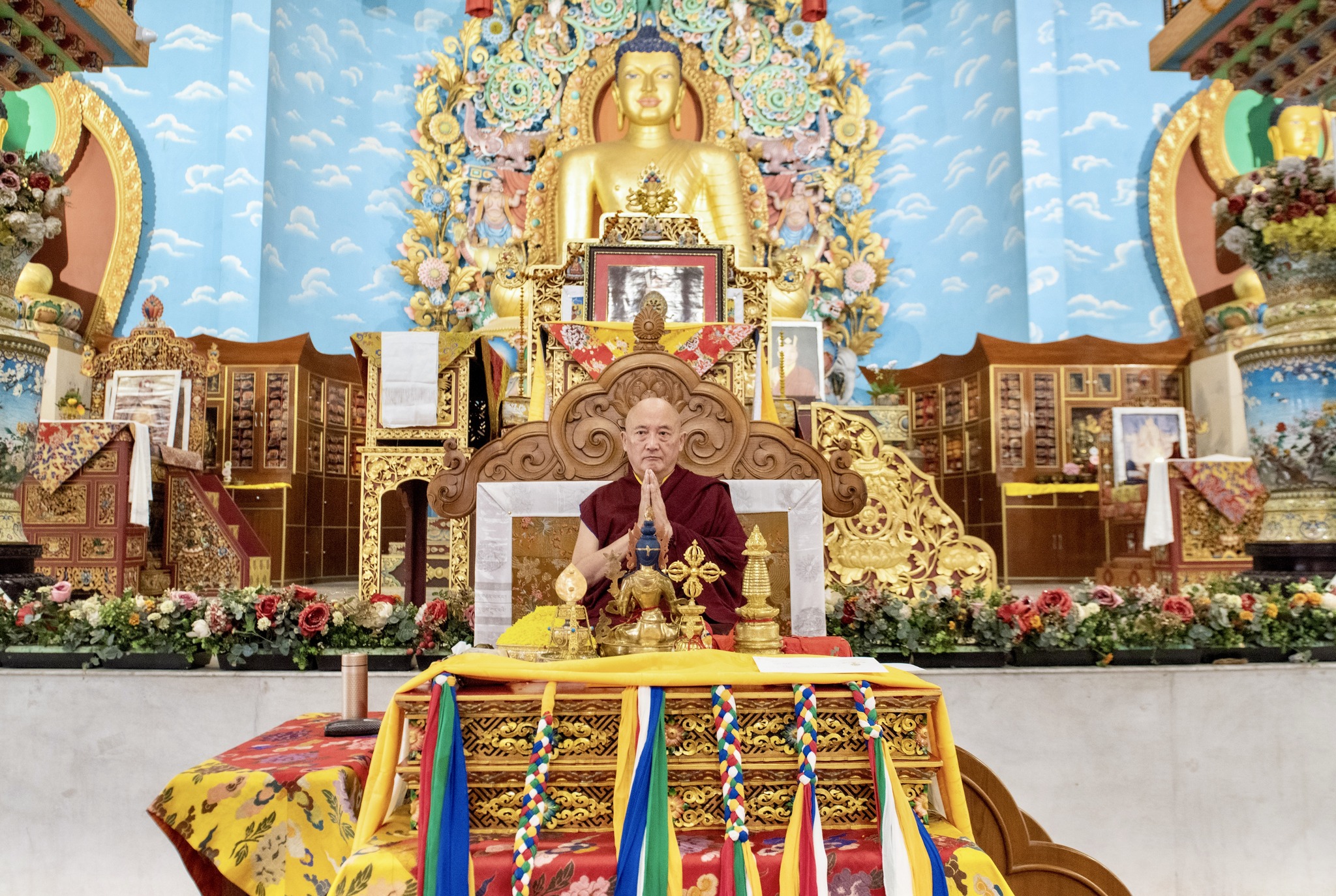Gyaltsab Rinpoche Presides over the 10th Arya Kshema